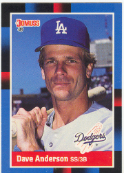 1988 Donruss Baseball Cards    475     Dave Anderson